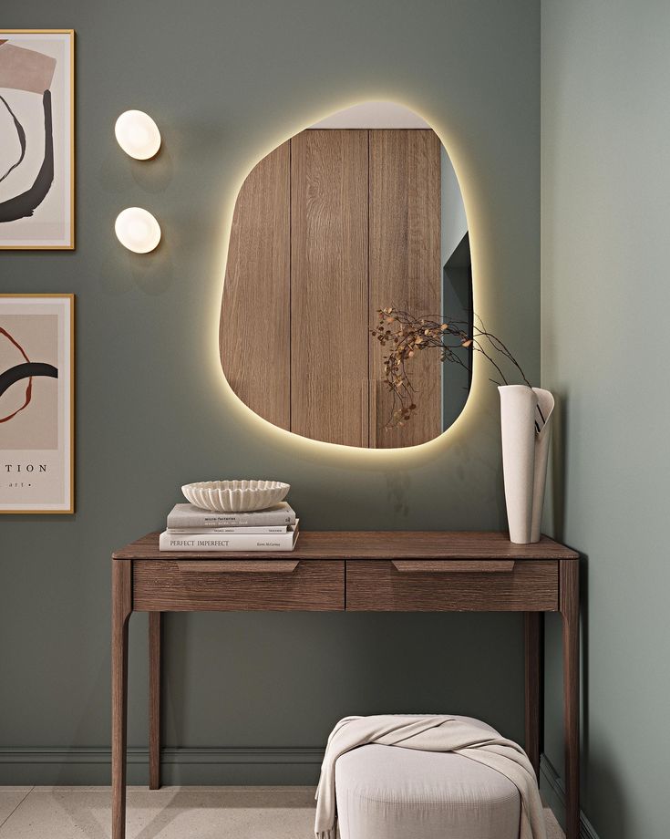 ترکیب آینه و نورپردازی