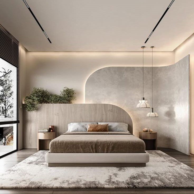 چیدمان اتاق خواب مدرن