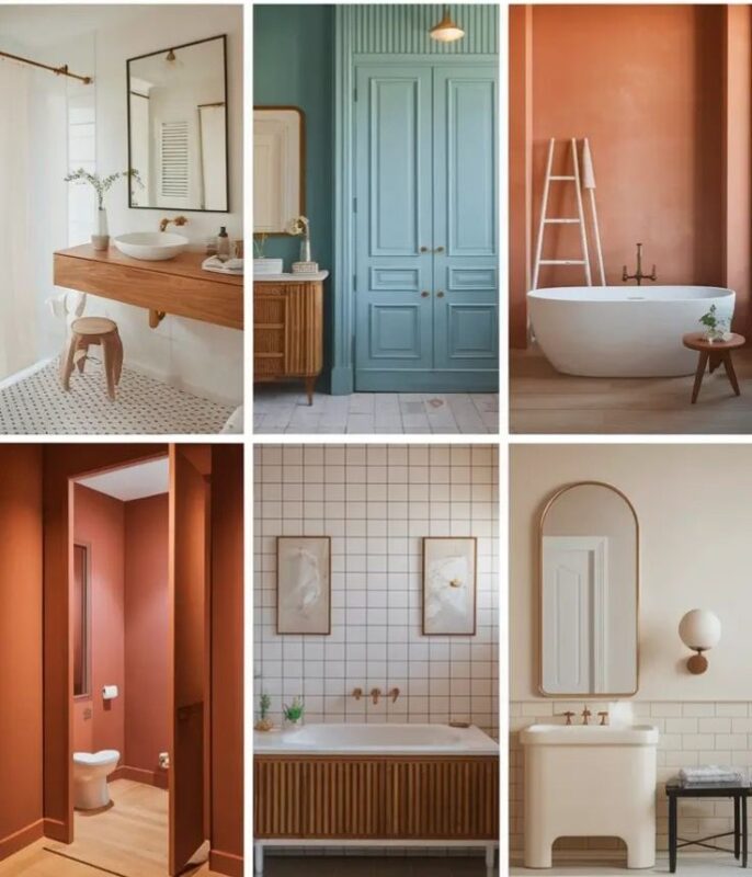 رنگ مناسب کاشی حمام و سرویس