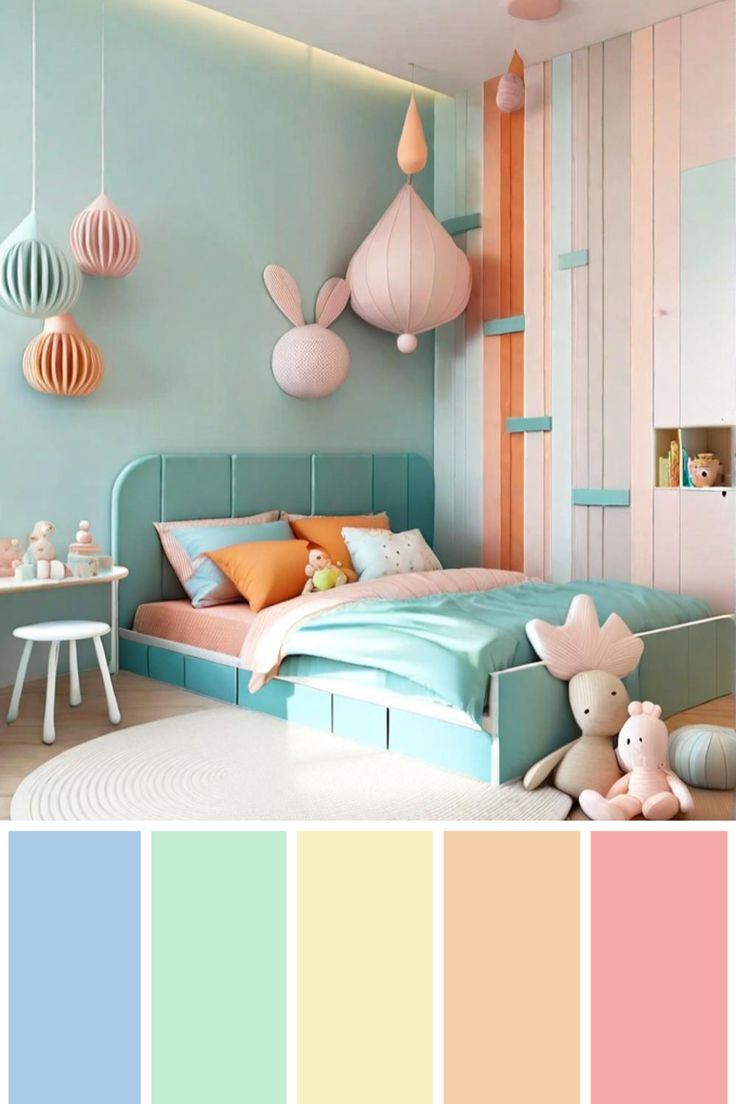رنگ اتاق کودک
