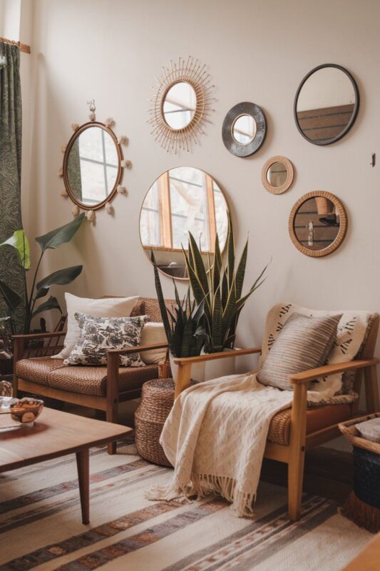 استفاده از آینه در فنگ شویی