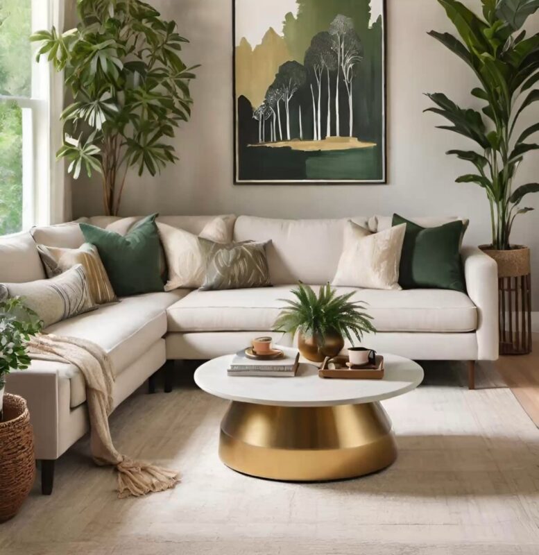 مبلمان راحتی کرم