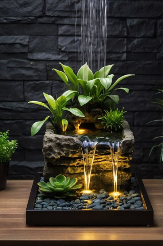 آبنمای سبز رومیزی