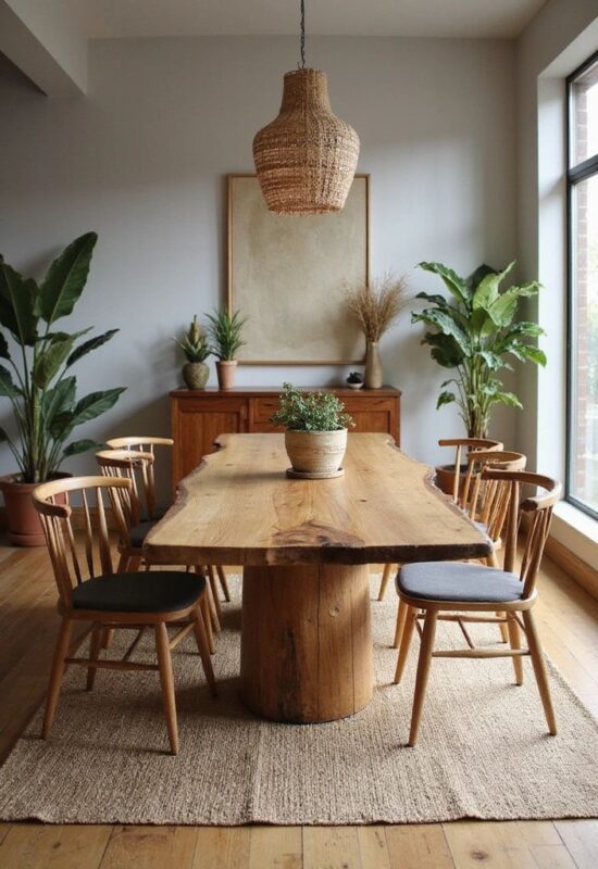 میز ناهارخوری مینیمال