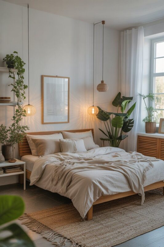 انتخاب پرده و فرش برای اتاق خواب 12 متری