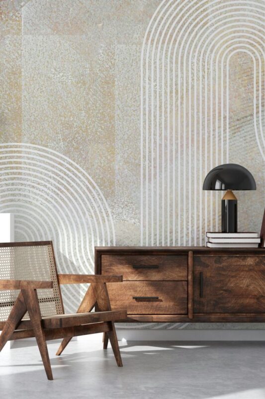 کاغذ دیواری با طرح های ساده