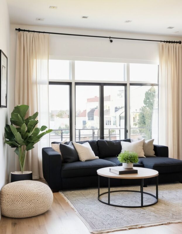 پرده مناسب خانه های کوچک