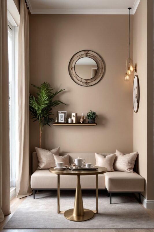 استفاده از رنگ های خنثی در دکوراسیون خانه کوچک