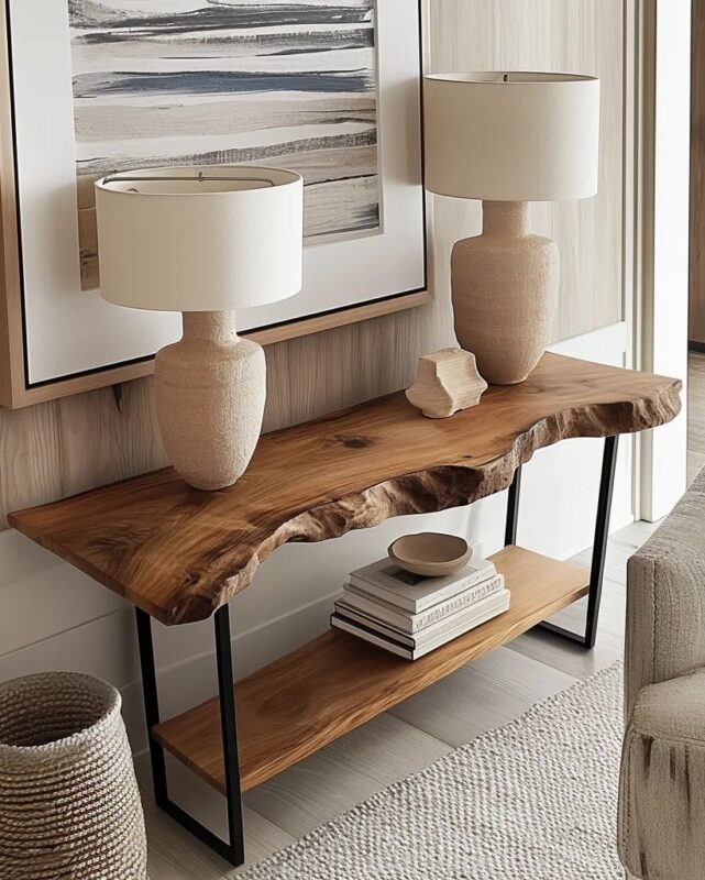 دکور چوب و فلز