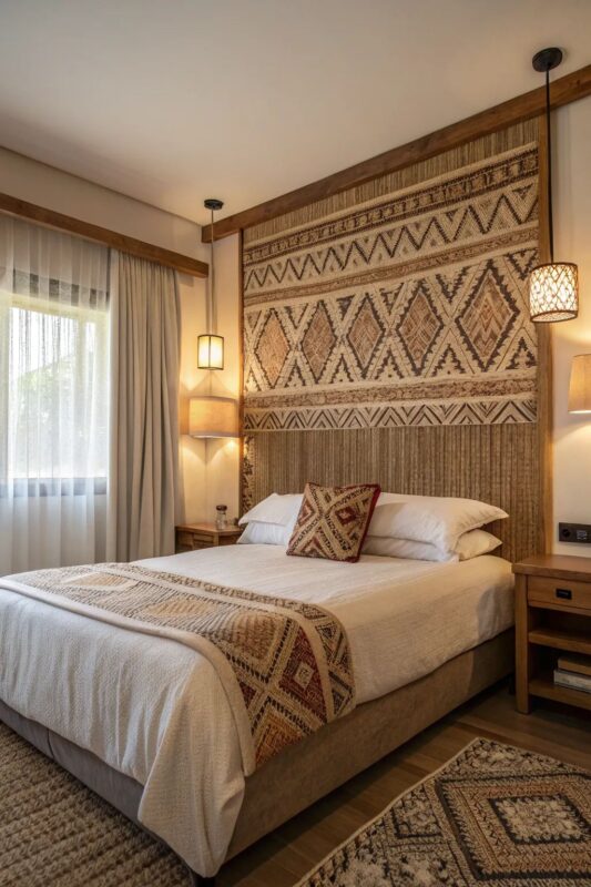 تاج تخت چوبی