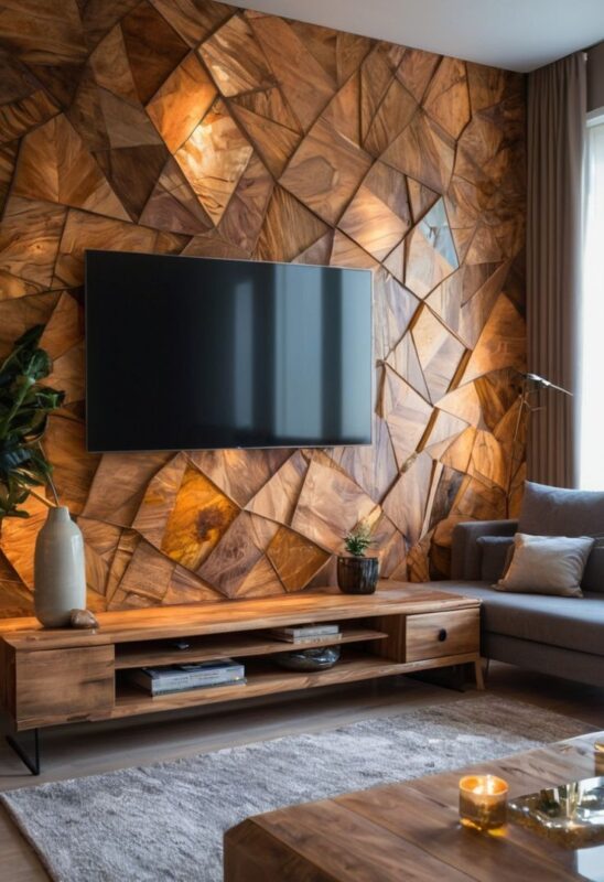 استفاده از دیوارپوش های چوبی در دکوراسیون منرل